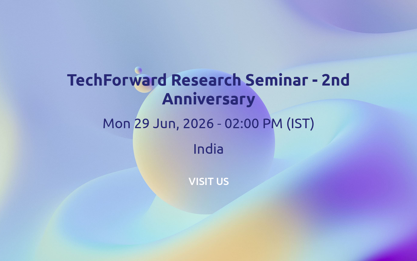 TechForward Research Seminar – 2nd Anniversary